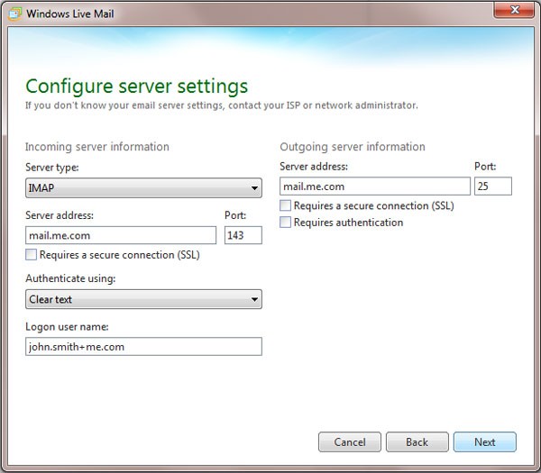 Configure Server Settings